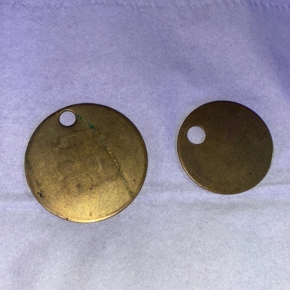 Antique Cape Breton Coal Mine Miners Tags 2 units is this offer - Picture 6 of 6